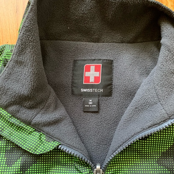 Boys Swiss Tech Camo Print Jacket - Picture 4 of 4